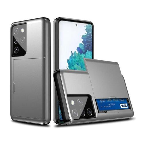 Samsung Galaxy S21 Ultra - Wallet Card Slot Cover Case, Telecommunicatie, Mobiele telefoons | Hoesjes en Screenprotectors | Samsung