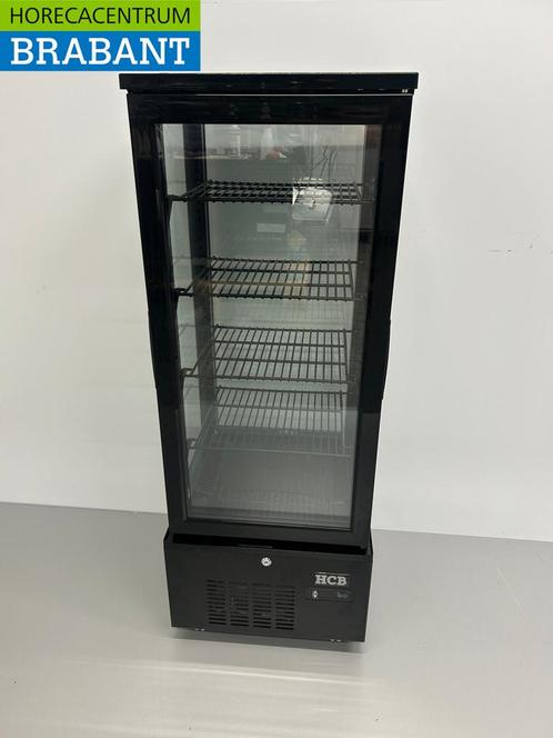 HCB Koelvitrine Gebaksvitrine Zwart 92 liter 230V Horeca, Zakelijke goederen, Horeca | Keukenapparatuur, Ophalen of Verzenden
