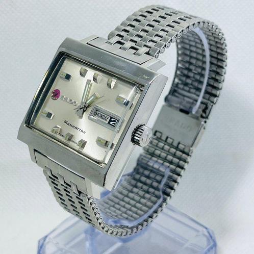 Rado - Manhattan [Tank] - Sans Prix de Réserve - Homme -, Handtassen en Accessoires, Horloges | Heren