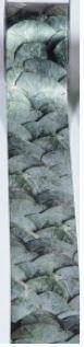 Lint greenleaf 70mm 80 cm eucalypthus dubbelsatijn, dubbel