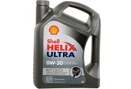 Shell Helix Ultra ECT C2/C3 0W30 5 Liter, Auto diversen, Onderhoudsmiddelen, Ophalen of Verzenden