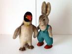 Steiff - Pluche speelgoed großer Hase + großer Pinguin -, Antiek en Kunst