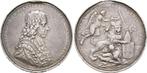 Zilver medaille von P H Mueller o J (1688/89) Bayern: Max..., Verzenden