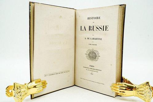 A. De Lamartine - Histoire de La Russie - 1855, Antiek en Kunst, Antiek | Boeken en Manuscripten