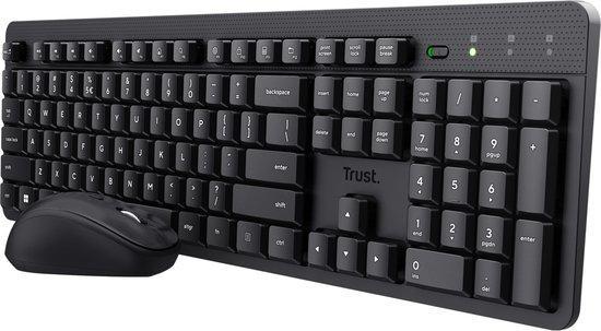 Toetsenbord trust ody ii draadloos + muis azerty, Computers en Software, Muizen, Nieuw, Verzenden