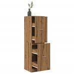 vidaXL Apothekerskast 40x41x144,5 cm bewerkt hout artisanaal, Huis en Inrichting, Kasten | Overige, Verzenden, Nieuw