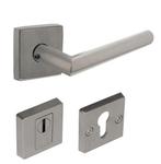 Intersteel SKG3 Veiligheid achterdeur set Jura vierkant rvs, Doe-het-zelf en Bouw, Nieuw, Overige materialen, Klink of Kruk