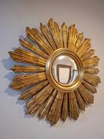 Miroir soleil en bois 1960 - Spiegel- Wandspiegel glazen, Antiek en Kunst