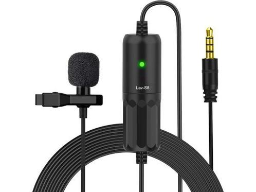 Veiling - Moman S8 Lapel microfoon met clip - 8 meter, Muziek en Instrumenten, Microfoons, Gebruikt