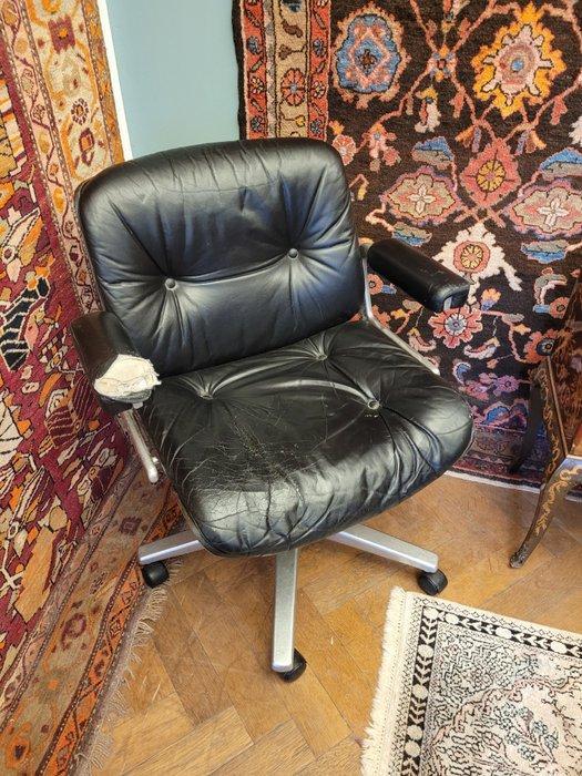 Martin Stoll Giroflex – Drehbarer Bürostuhl – Leder –, Antiek en Kunst, Antiek | Meubels | Stoelen en Sofa's