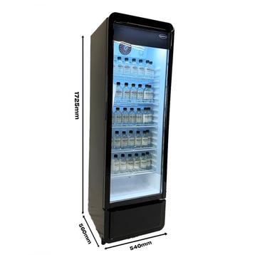 ( Bier )  (Dranken) Koelkast 280L verlichting glasdeur