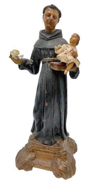 sculptuur, San Antonio de Padua - Escuela española - 42 cm -, Antiek en Kunst, Kunst | Niet-Westerse kunst