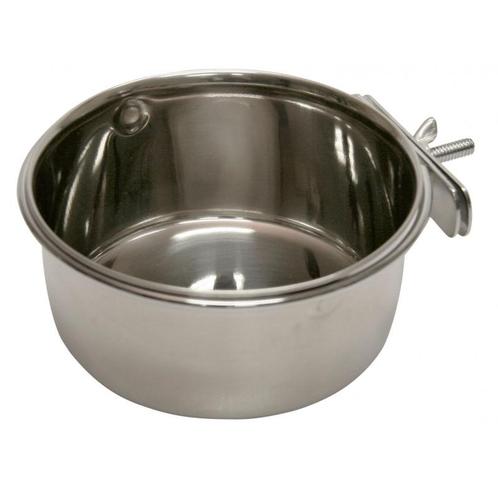 Gamelle inox 600 ml, 12 cm dispositif de fixation à vis -, Dieren en Toebehoren, Stalling en Weidegang