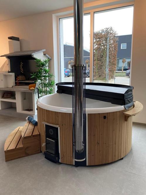 Houtgestookte hottubs,  Hot tub showroom Maastricht, Tuin en Terras, Zwembaden, Minder dan 200 cm, Rond, Nieuw, Overige typen