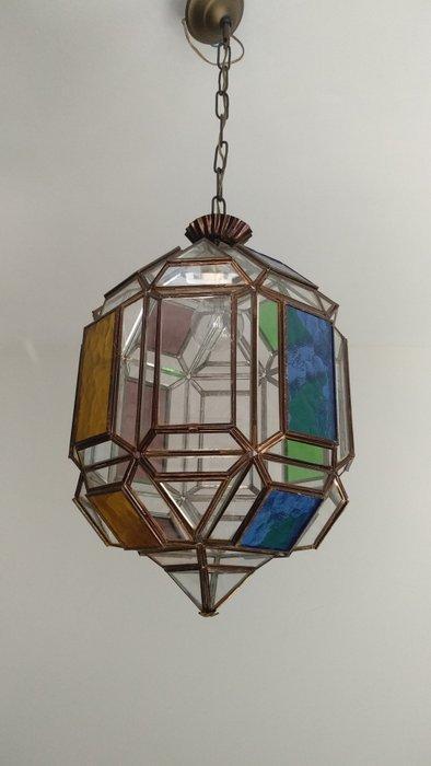 Plafondlamp - Kristal, Metaal, Antiek en Kunst, Curiosa en Brocante