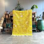 Marokkaans geel eigentijds modern Beni Ourain-tapijt -, Huis en Inrichting, Nieuw