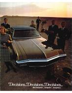 1969 BUICK PROGRAMMA BROCHURE ENGELS (USA), Nieuw