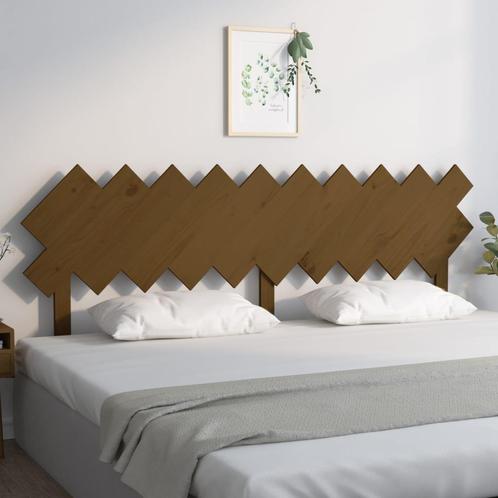 vidaXL TÃªte de lit Marron miel 196x3x80,5 cm Bois, Maison & Meubles, Chambre à coucher | Lits, Neuf, Envoi