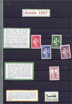 Belgique 1956/1957 - Complètes +bloc et leur histoire., Gestempeld