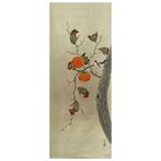 Japanse hangrolschildering Persimmon Garden Japonism Art