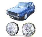 PHARES POUR VOLKSWAGEN VW GOLF MK1 74-83 FOND CHROMÉ, Autos : Pièces & Accessoires, Verzenden