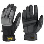 Snickers 9585 power core gloves - 0448 - black - stone grey