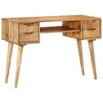 Mangohout Bureau 110x47cm | Tweede Kansje OP=OP, Huis en Inrichting, Verzenden, Nieuw, Bureau