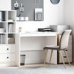 vidaXL Bureau Wit 100x50x76 cm Gefabriceerd Hout, Huis en Inrichting, Verzenden, Nieuw
