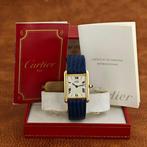Cartier - Must De Cartier Tank Vermeil Anniversary Logo Dial, Handtassen en Accessoires, Nieuw