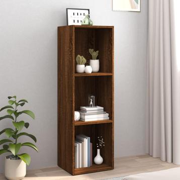 vidaXL Boekenkast/tv-meubel 36x30x114 cm bruin eikenkleur, Huis en Inrichting, Verzenden, Nieuw