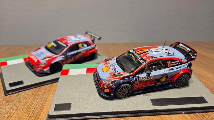 IXO 1:43 - Voiture de course miniature (2) - Hyundai i30 N, Hobby en Vrije tijd, Modelauto's | 1:5 tot 1:12