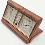 Bureauklok Compendium - Angelus - Antiek Leder, Messing -, Antiek en Kunst