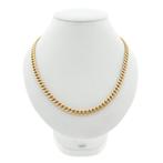 Gouden gourmet schakel ketting | 63 cm (schakelketting), Handtassen en Accessoires, Kettingen, Ophalen of Verzenden, Gebruikt