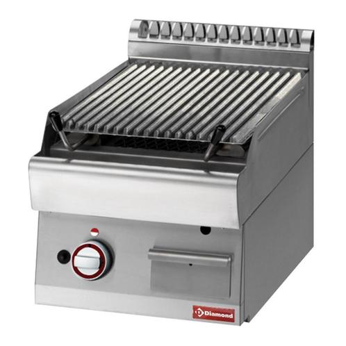 Lavasteengrill - 1/2 module - bakrooster in gietijzer, Zakelijke goederen, Horeca | Keukenapparatuur, Nieuw in verpakking, Fornuis, Frituur en Grillen