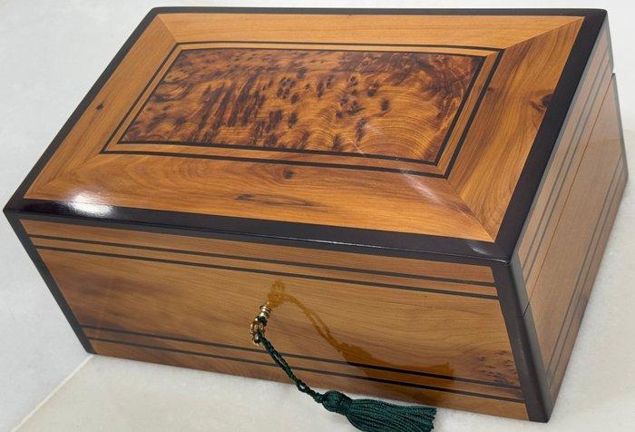 Kist - Palissander, Thuya, Satijnhout, Antiek en Kunst, Curiosa en Brocante