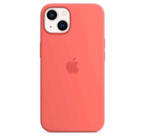 Apple iPhone 13 Siliconen Hoesje met Magsafe - Roze Pomelo, Télécoms, Téléphonie mobile | Housses, Coques & Façades | Apple iPhone