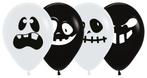 Ballonnen Ghosts Mix 30cm 25st, Hobby en Vrije tijd, Verzenden, Nieuw