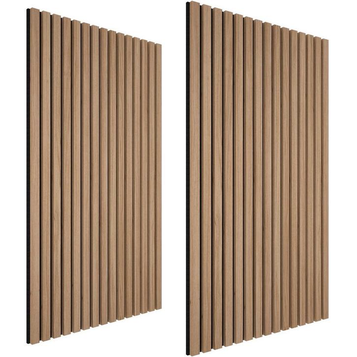 tectake Akoestische panelen Sonic Wall houtlook - licht eike, Huis en Inrichting, Bureaus, Verzenden