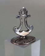 Antiek Argent Cachet avec guirlande, cerf et monogramme. -