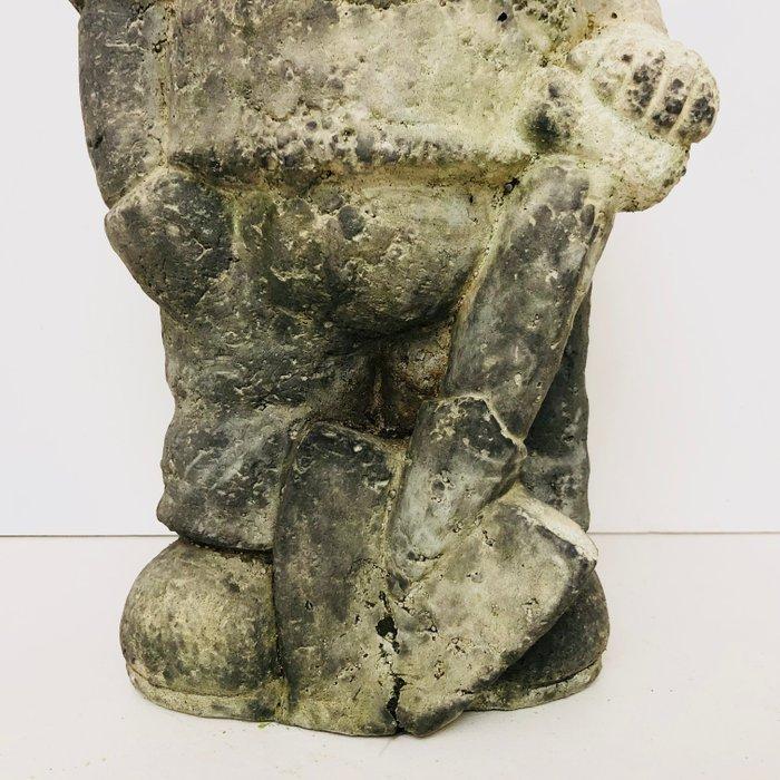 Beeld, Knaap met spade - 39 cm - Aardewerk, Antiek en Kunst, Curiosa en Brocante