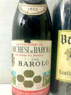 1952 Marchesi di Barolo, Borgo: Barolo 1955 & Gattinara 1957, Verzamelen, Wijnen, Nieuw