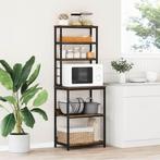 vidaXL Keukenplank Rook Eiken 60 x 40 x 168 cm Bewerkt hout, Verzenden, Nieuw