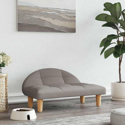 vidaXL Hondenmand 70x52x30 cm stof taupe, Dieren en Toebehoren, Honden-accessoires, Nieuw, Verzenden