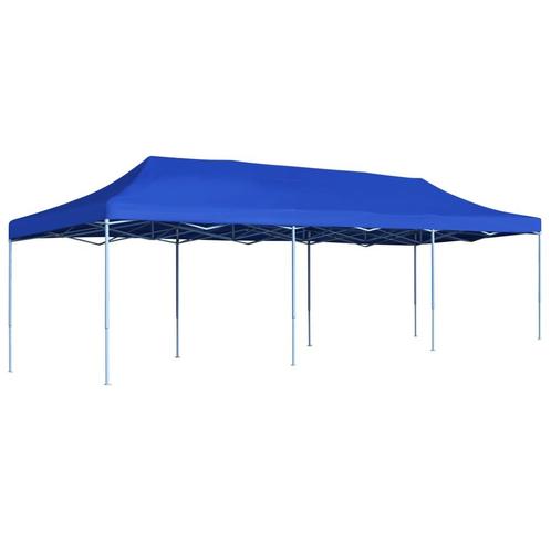 vidaXL Vouwtent pop-up 3x9 m blauw, Tuin en Terras, Partytenten, Nieuw, Verzenden