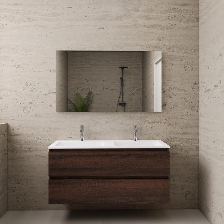 ACTIE BWS Badmeubel | Paris | Sonoma Choco 120 cm |, Doe-het-zelf en Bouw, Sanitair, Bad, Nieuw, Ophalen of Verzenden