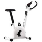 vidaXL Hometrainer met bandweerstand wit, Sport en Fitness, Verzenden, Nieuw