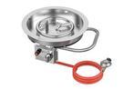 GoFire inbouwbrander rond 39 cm | Flexibel bedieningspaneel, Tuin en Terras, Vuurtafels, Verzenden, Nieuw