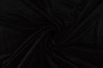 10 meter stretch fluweel - Zwart, Hobby en Vrije tijd, Verzenden, 120 cm of meer, Zwart, Polyester
