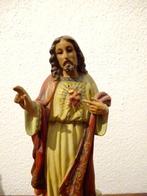 Olot - Heilig Hart van Jezus met glazen ogen - 25 cm -