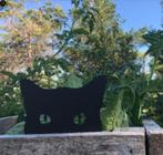 Glurende Kat Tuinhek Tuin Metaal Zwart Silhouet Metal Art, Verzamelen, Verzenden, Nieuw